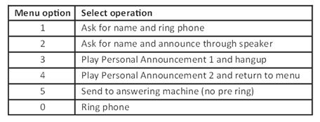 Voice Menu